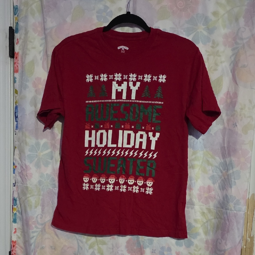 "MY AWESOME HOLIDAY SWEATER" T-Shirt